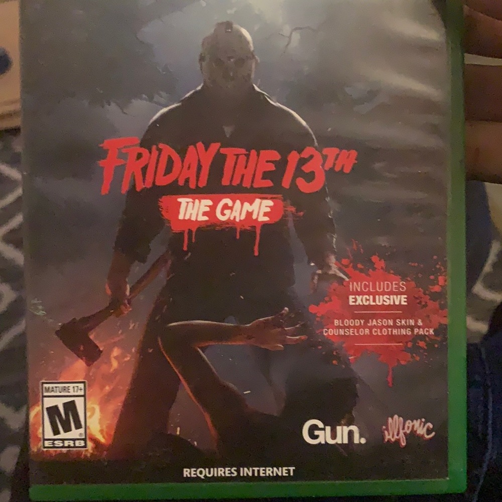 Friday the 13th game for Xbox one (comes with pencil)
